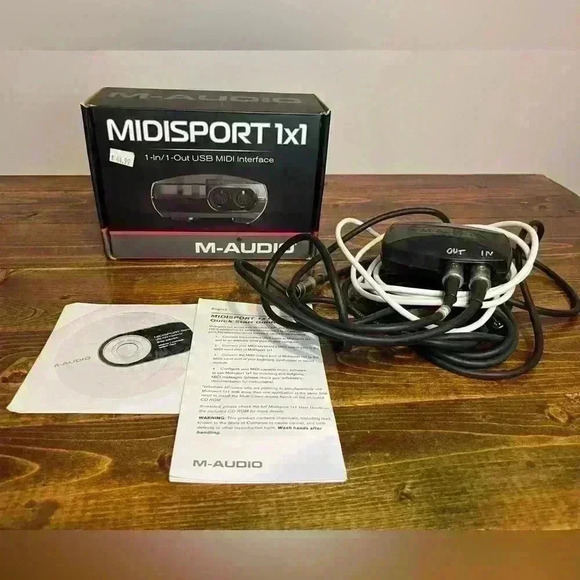 NEW M-AUDIO USB MIDISPORT 1X1 1-in/1-out USB MIDI Interface - Picture 2 of 5